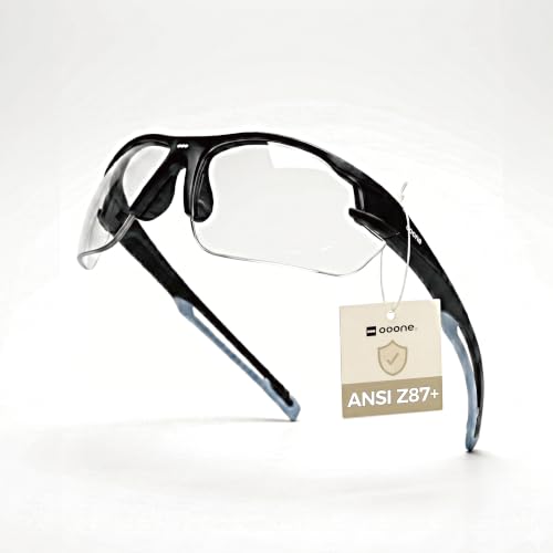 ANSI Z87+ Safety Glasses, Anti-Fog Lightweight Protective Eyewear - color: Clear