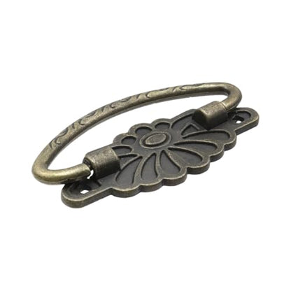 4 Pcs Antique Bronze Pulls Drop Swing Drawer Pulls Handles