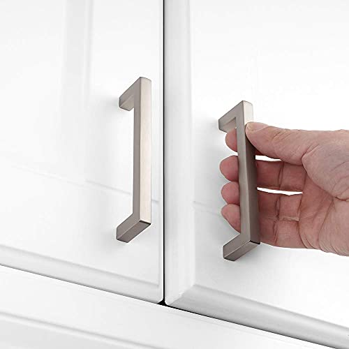 KOOFIZO 10 Pack 3-3/4 in Brushed Nickel Cabinet Pulls, Drawer Handles 1816 - color: Brushed Nickel, size: 3-3/4" CC - 10Pcs