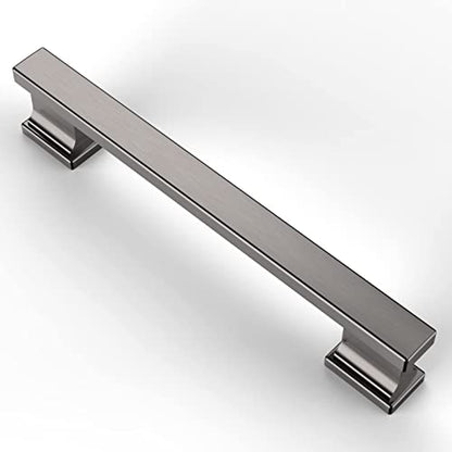 Amerdeco 10 Pack Brushed Black Nickel Cabinet Pulls 5" - color: Brushed Black Nickel, size: 5" hole center