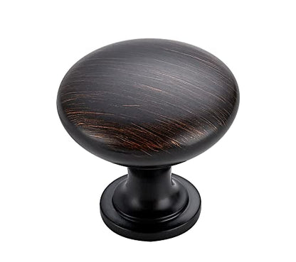 Ravinte Oil Rubbed Bronze Cabinet Knobs, Zinc Knobs Drawer Pulls, 5 Pack - color: Oil Rubbed Bronze