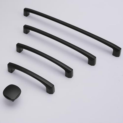 10 Pack 7 Inch Matte Black Kitchen Cabinet Handles - color: Matte Black, size: 7'' Hole Center(177mm)