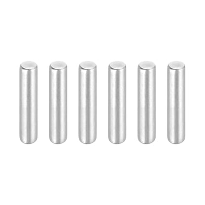 MECCANIXITY 6Pcs 1/8" x5/8" Dowel Pins Cylindrical Shelf Support Pegs - size: 1/8"x5/8"