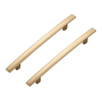 30 Pack Champagne Bronze Cabinet Handles, 5" Hole Center Curved Pulls - color: Champagne Bronze, size: 5" Hole Center
