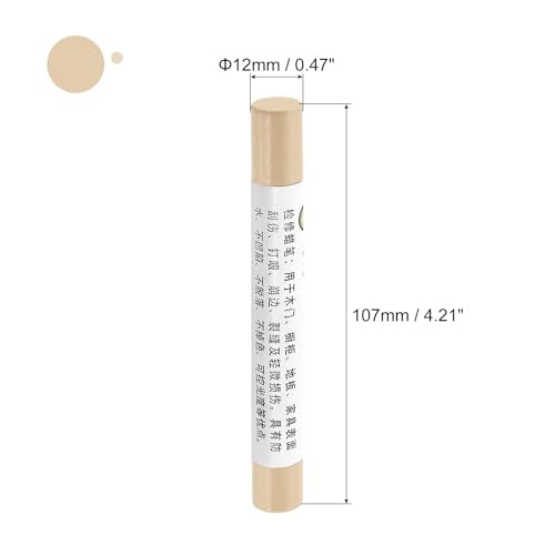 uxcell 3Pcs Furniture Repair Crayons Wood Wax Filler Stick, White Oak - color: White Oak
