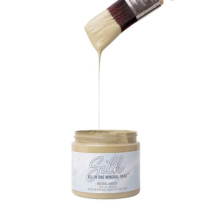 Dixie Belle Silk All-In-One Mineral Paint - Highlands (4oz) - color: Highlands, size: 4 Fl Oz (Pack of 1)