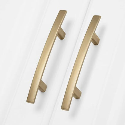 homdiy 5 Pack Champagne Bronze Cabinet Pulls, Solid Zinc Alloy, 3 Inch CC - color: Champagne Bronze, size: 3 Inch Hole Center
