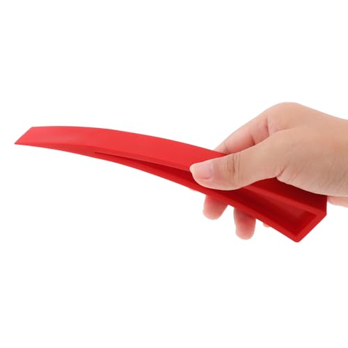 4PCS Window Curved Dent Repair Tools, Car Body Repair Plastic Wedge DIY Plastic Chisel Scraper Car Door Unlocking Kit, Red and Green Lacquer Free Dent Repair Tool