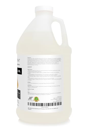 velona Mineral Oil 70 Viscosity NF - 1 Gallon / 128 fl oz, USP Grade - size: 7 Pound