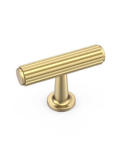 Champagne Bronze Cabinet Knobs Drawer Pulls 10 Pack - color: Champagne Bronze, size: T-Knob
