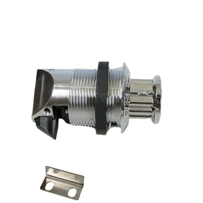 2Pcs Push Button Latch, Push to Close Latches for Perpendicular Door Configurations Latches - Push-to-Close Latches - Knob Stores Flush (Silver) - color: Silver