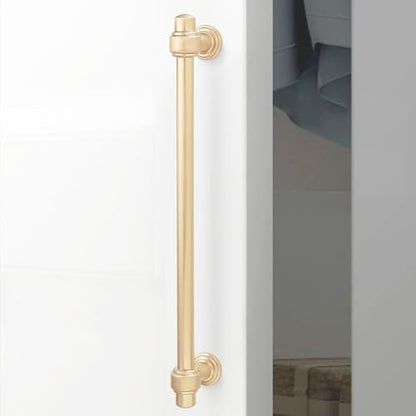 10 Pack 10 Inch Kitchen Cabinet Handles Champagne Bronze Cabinet Pulls Zinc Alloy Drawer Pulls Kitchen Hardware - color: Champagne Bronze, size: 10'' Hole Center(254mm)