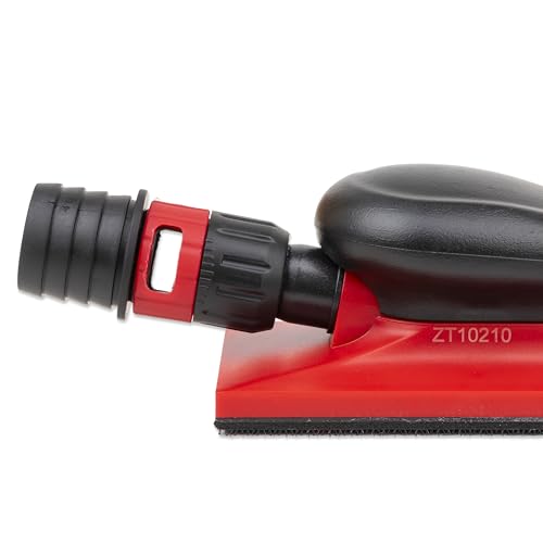 ZETA Dust-Free Multi Hole Vacuum Hand Sanding Block - Hook & Loop Backing (2.75" x 8") - size: 2.75" x 8"