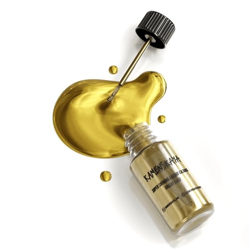KAMENSKAYA Bright Gold Leaf Paint, Liquid Gilding Paint, 0.68 fl oz - color: Bright Gold, size: 0.68 Fl Oz (Pack of 1)