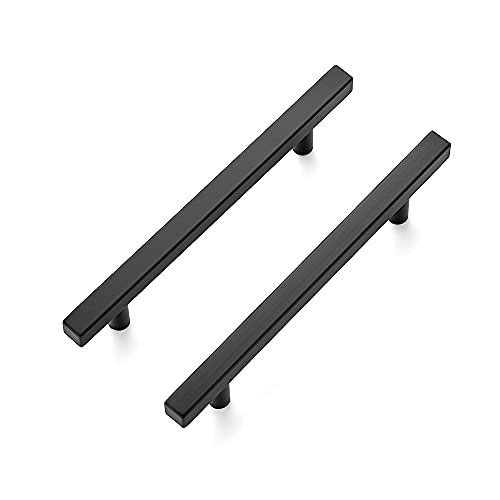 Ravinte Matte Black Square Cabinet Pulls Handles 5 Inch 30 Pack - color: Black