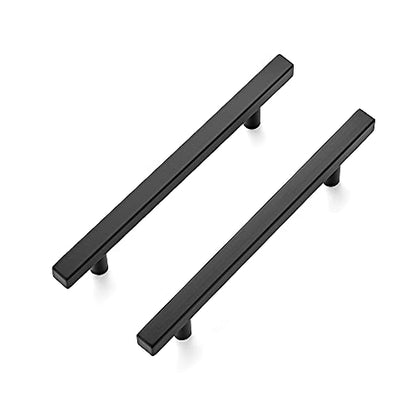 Ravinte Matte Black Square Cabinet Pulls Handles 5 Inch 30 Pack - color: Black