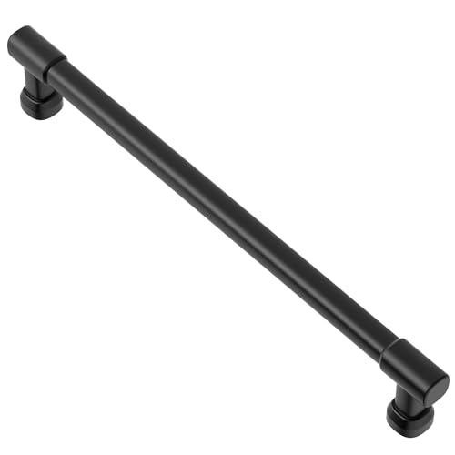 Alzassbg 7-1/2" Matte Black Cabinet Pulls and Handles 10 Pack, AL0005MB - color: Matte Black, size: 7-1/2" Hole Center
