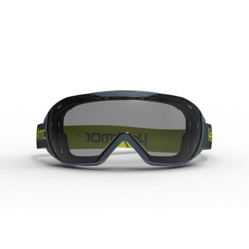 HexArmor MX500 Anti-Fog Safety Goggles, Over-the-Glasses Design, Wide Field of Vision, Liquid Splash Rated Eye Protection - color: Grey 23% Lens, Trushield Coating, size: Chemical-Resistant Neoprene