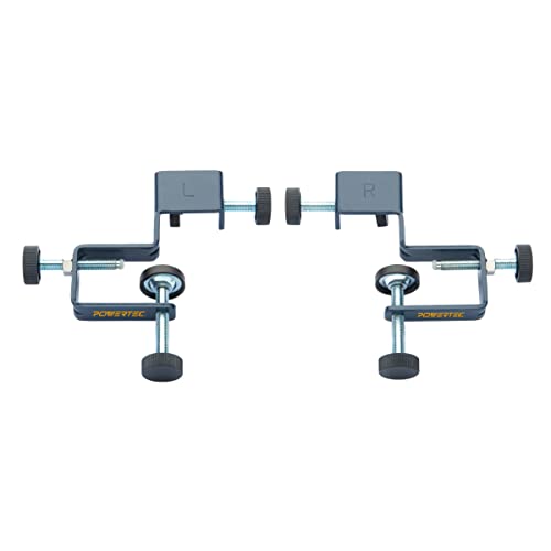 POWERTEC Drawer Front Installation Clamps, Adjustable Cabinet Face Clamp Set, Quick Mounting & Alignment Tool for Woodworking, 2 Pack - 71181 - style: Cabinet Installation Clamps