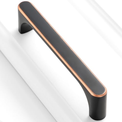 10 Pack 3-3/4 Inch Oil Rubbed Bronze Drawer Pulls Brushed Bronze Cabinet Handles Bronze Hardware for Kitchen Cabinets 3126 Drawers Bedroom Dresser Bathroom Vanity Cupboard - color: Oil Rubbed Bronze, size: 3-3/4 In Hole Distance