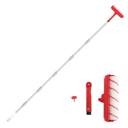 Ceiling Paint Roller No Drip Kit – 8FT Extension Rod Paint Roller Shield