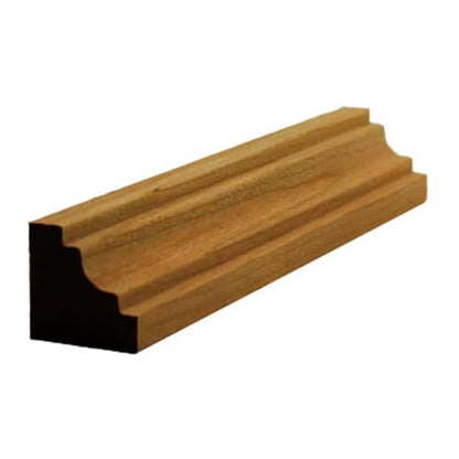 EWCC14 Cove Molding 3/4" x 3/4" Trim. Unfinished, Sapele Mahogany, 94" - color: Sapele Mahogany, size: 94 inches