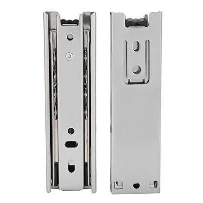 5inch Drawer Slides, 2PCS Soft Close Balls Bearing Drawer Runners Full Extension Side Mount Sliding Furniture Guide Undermount Drawer Mini Drawer Rails Table Cabinet Dresse 12.5cm/5in