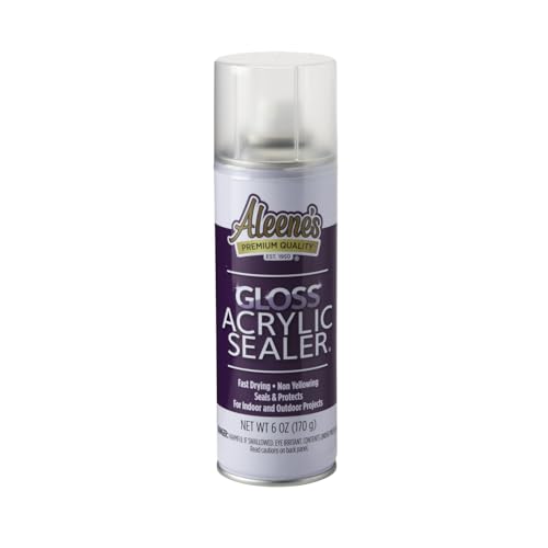 Aleene's Spray Acrylic Sealer, Gloss Clear Finish, 6 oz - color: Clear - Gloss