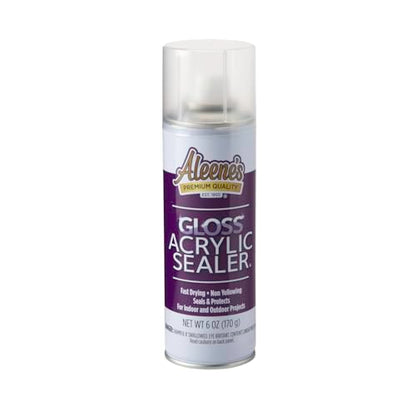 Aleene's Spray Acrylic Sealer, Gloss Clear Finish, 6 oz - color: Clear - Gloss