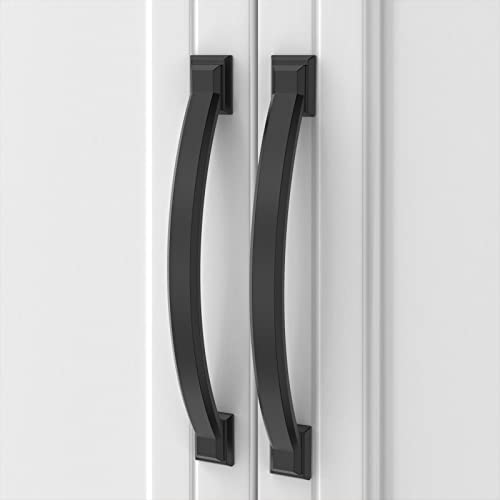 Asidrama 10 Pack 5 Inch(128mm) Matte Black Kitchen Cabinet Handles, Cabinet Pulls Kitchen Cabinet Hardware for Cupboard Drawer Pulls - color: Matte Black, size: 5" Hole Center(128mm), style: 10 Pack