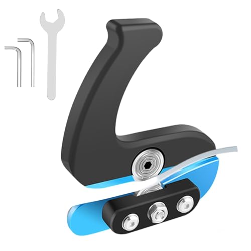 Edge Banding Trimmer, Woodworking Veneer Cutter with Dual Offset Bearings & Sharp Blades Comfort Handle Professional Edge Band Tools Trimmer Deburring Planing Trimming Tool for Straight,Curved Edges