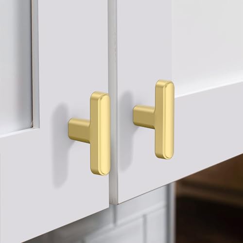 10 Pack Kitchen Cabinet Knobs Brushed Gold Dresser Knobs Drawer Knobs Kitchen Cabinet Hardware Knobs for Dresser Drawers - color: Brushed Gold, size: knob