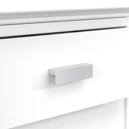 Peaha 10 Pack 3" Brushed Nickel Cabinet Handles Finger Pulls for Cabinets - color: Brushed Nickel, size: 3" Hole Center
