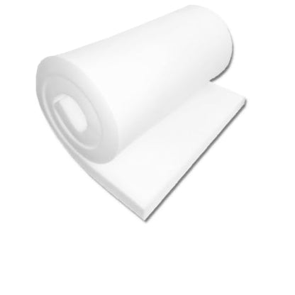 FOAMYFOAM High Density 1 inch Thick, 24 inch Wide, 72 inch Long Upholstery Foam, Cushion Replacement - size: 1" x 24" x 72" (1 Pack)