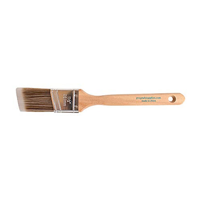 Pro Grade - Paint Brushes - 12Ea 1.5" Angle Brushes (Pack of 2) - size: 12Ea 1.5A (Pack of 2)