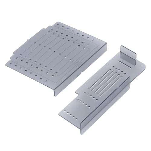 ABS Cabinet Pull Door Drill Template Straight Holes Locator Cabinet Shelf Pin Hardware Jig for Handle Door Drawer Pull Drill Mounting Template Set