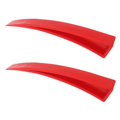 4PCS Window Curved Dent Repair Tools, Car Body Repair Plastic Wedge DIY Plastic Chisel Scraper Car Door Unlocking Kit, Red and Green Lacquer Free Dent Repair Tool