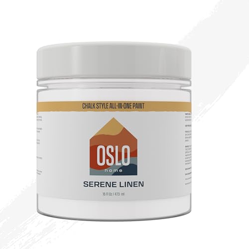 Chalk Style Paint, Off White (Serene Linen), Pint, Matte - color: 04) Serene Linen, size: 16 Fl Oz (Pack of 1)