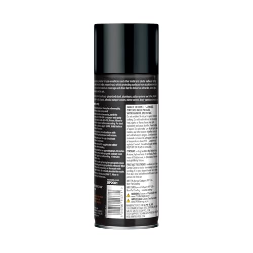 U-POL Anti Rust Protective Enamel Spray, Semi-Gloss Black Spray - color: Semi-Gloss Black