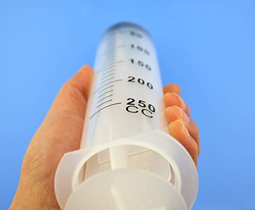 Kitchen 250ml Syringe with Needle - Large Volume Dispensing Syringe, Ideal for Glue and Plastic Use - size: 250ml