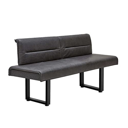 16" Metal Furniture Legs with Adjustable Feet - Desk, Coffee Table, Bench Legs, DIY for Side Table, Nightstand, Chair - color: Rectangle, size: 16