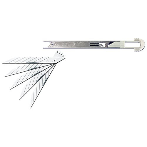 NT Cutter Multi-Blade Cartridge Knife, ABS Grip, 30-Degree Blades (A-553P)