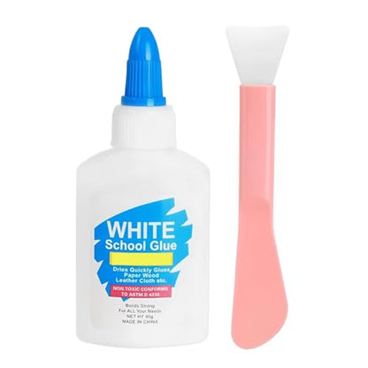 Woodworking Repair Glue, Milky White Wood Adhesive for Acoustic Guitars, Ukulele, Violin, Banjo, Mandolin, Cracks, Joints, DIY, Hobby, Craft Projects - size: 40G