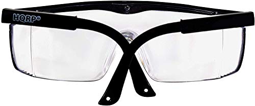 HQRP Protective Safety Glasses/Goggles (Pack of 4) for Wood Metal cutting, Chipping, Grinding, Sanding, Polishing, Soldering, Machining