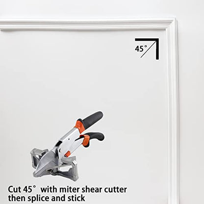 Gaahing Peel and Stick Wall Molding Trim & Chair Rail, Self-Adhesive Panel Moulding, DIY Home Decor on Cabinet Door Mirror Frame, 9.8ft x 1.6in - size: 1.6" W x 118.1"L