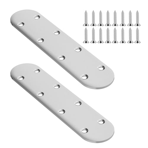 2pcs 170mm Flat Plate Straight Brackets - size: 2Pcs 165 Straight