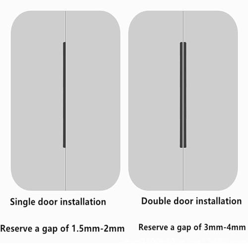 10 Pack Cabinet Handle Hidden Black Drawer Edge Pulls, Modern Style Dressing Table Wardrobe Kitchen Wall Cabinet Finger Edge Handle (Black, Length 4.7"/Hole Distance 3.8") - size: Length 4.7"/Hole Distance 3.8"