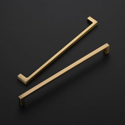 Ravinte Champagne Bronze Kitchen Square Cabinet Handles 10 Inch 10 Pack - size: 10 Inch hole