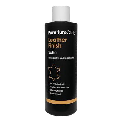 Furniture Clinic Leather Finish, Seal & Protect, Satin - size: 8.5 oz, style: Satin
