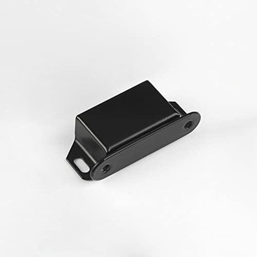 20 lbs Magnetic Door Catch, Heavy Duty Latch for Cabinets Shutter Closet Furniture Door, Stainless Steel Cabinet Catch, Black (2 Pack) - color: 2PC-Black